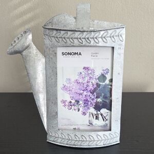 Sonoma Silver Watering Can Picture Frame